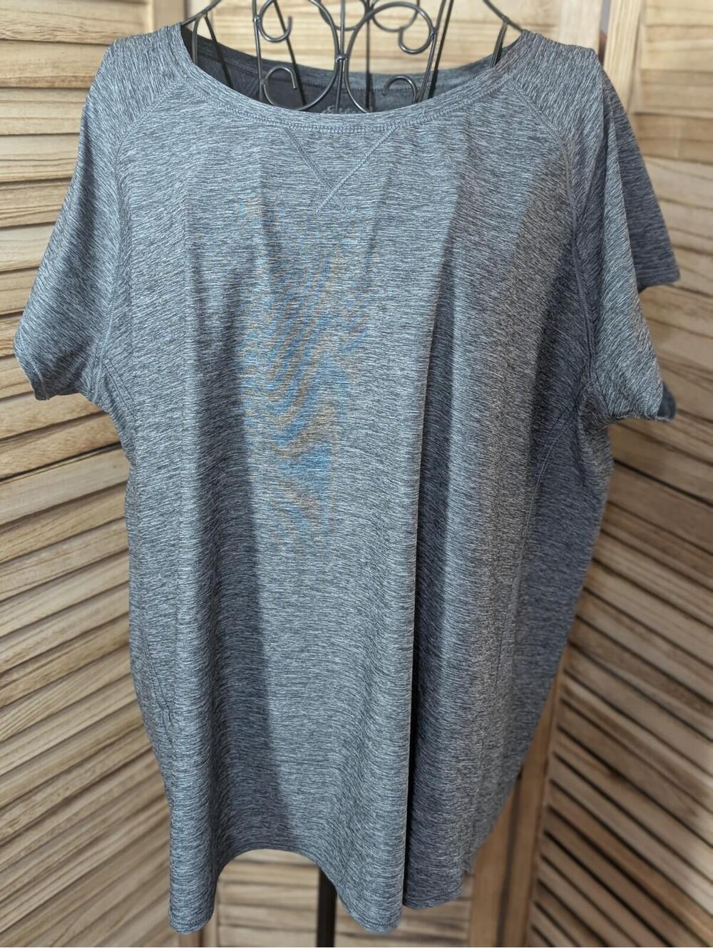 Eddie Bauer Mens Blue Short Sleeve T-Shirt Sz 2XL